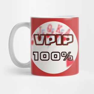 VPIP 100% Poker Mug